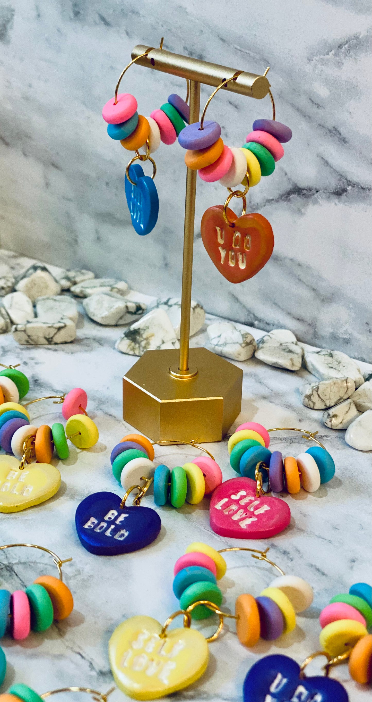 Conversation Heart Candy Hoops